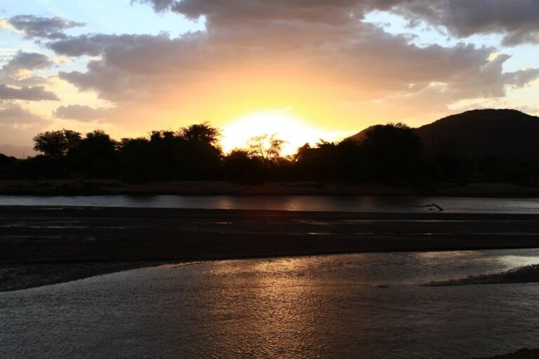 kenya, samburu, safari, coucher de soleil