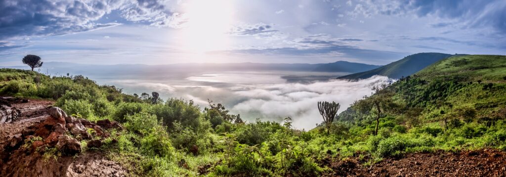 Le cratère de Ngorongoro